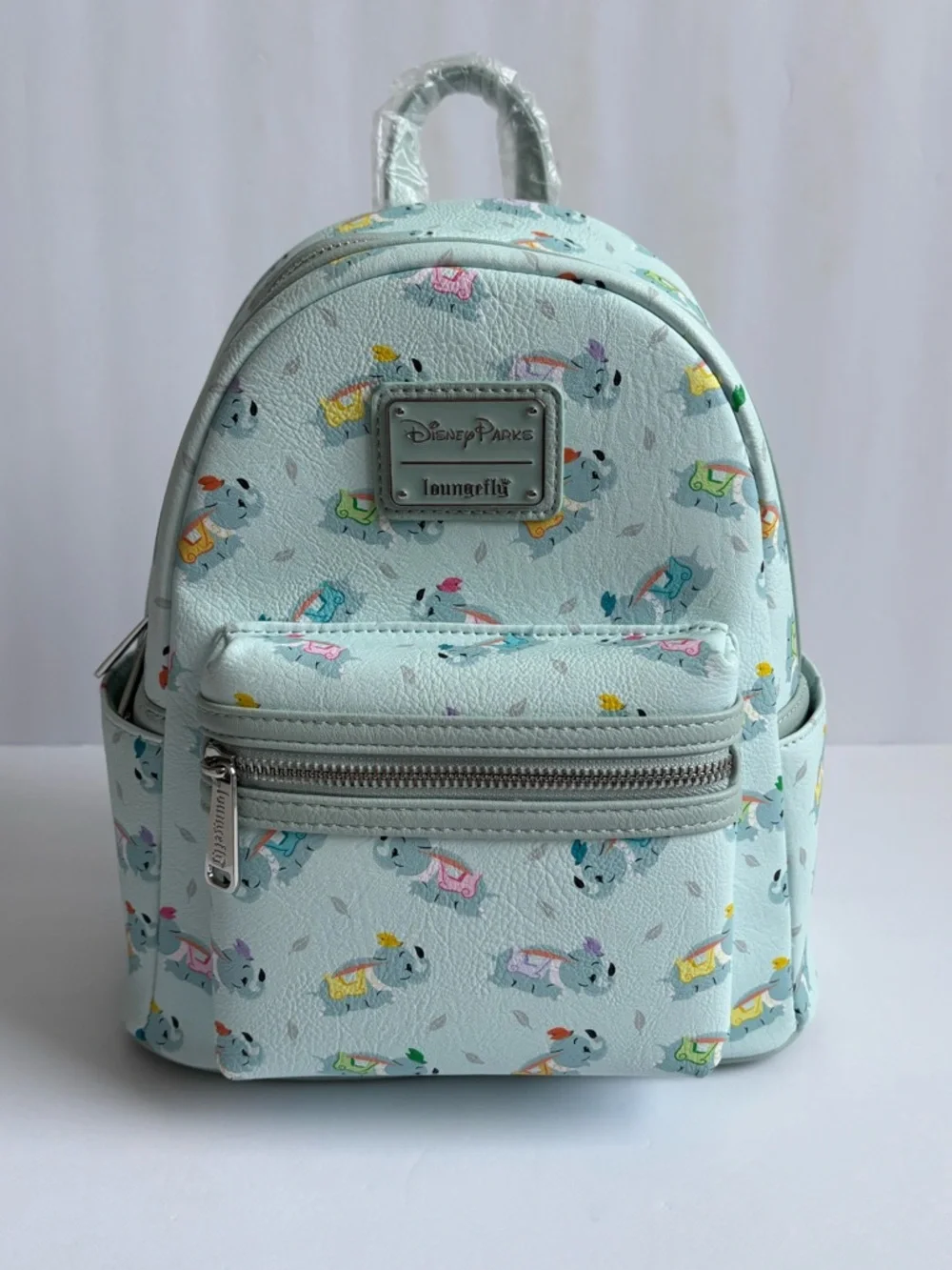 Disney Parks Loungefly Dumbo Attraction Ride Mini Backpack NWT - Picture 1 of 13